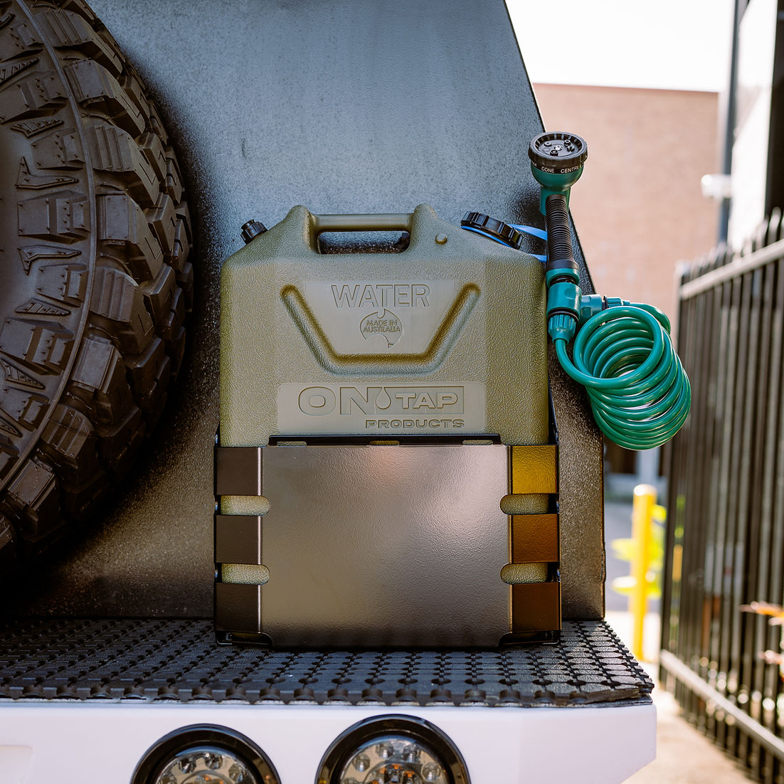 22L Jerry Can Holder Black Buy Jerry Can Holders from ONTAP Products